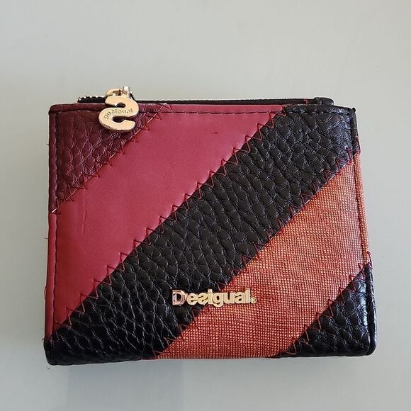 Desigual Leather Bifold Wallet - Picture 1 of 10